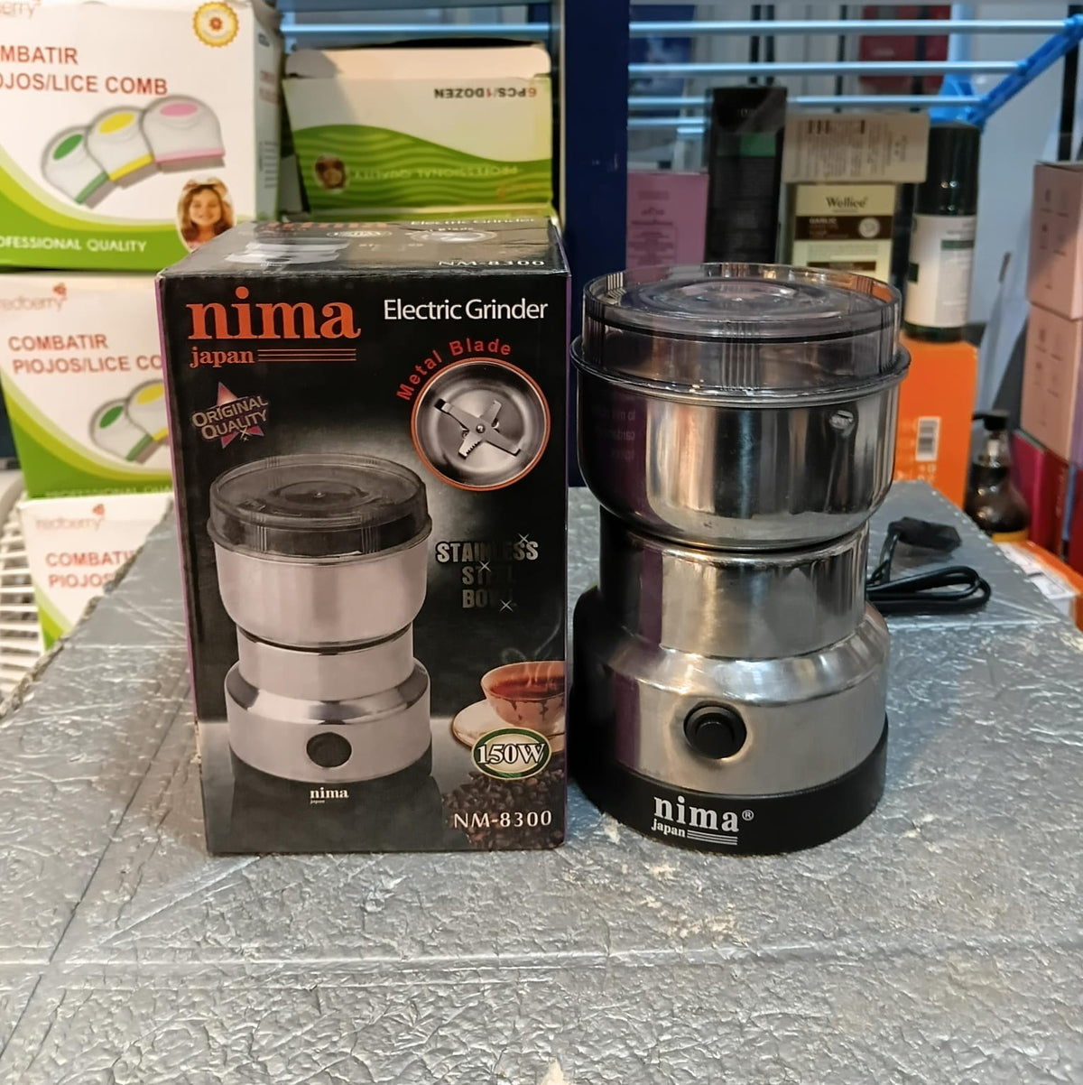 Nima Electric Coffee & Spice Grinder – 150W