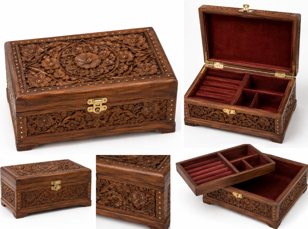 Wood jwellery box
