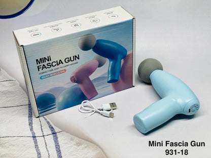Mini Fascia Massage Gun Portable Rechargeable Muscle Massager