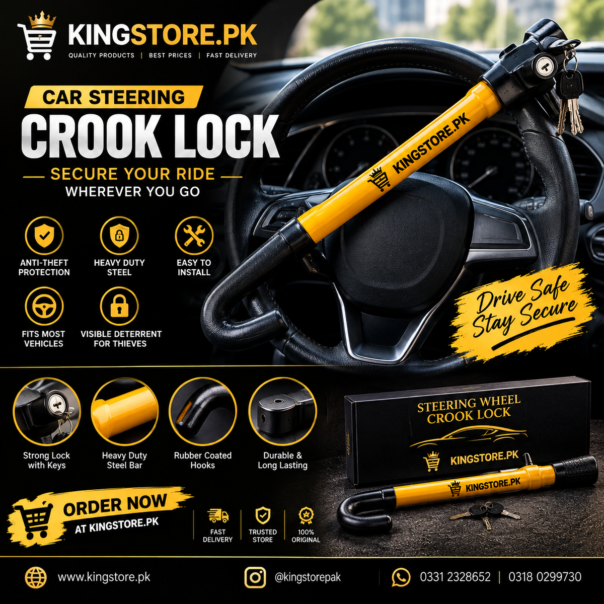 Crook lock