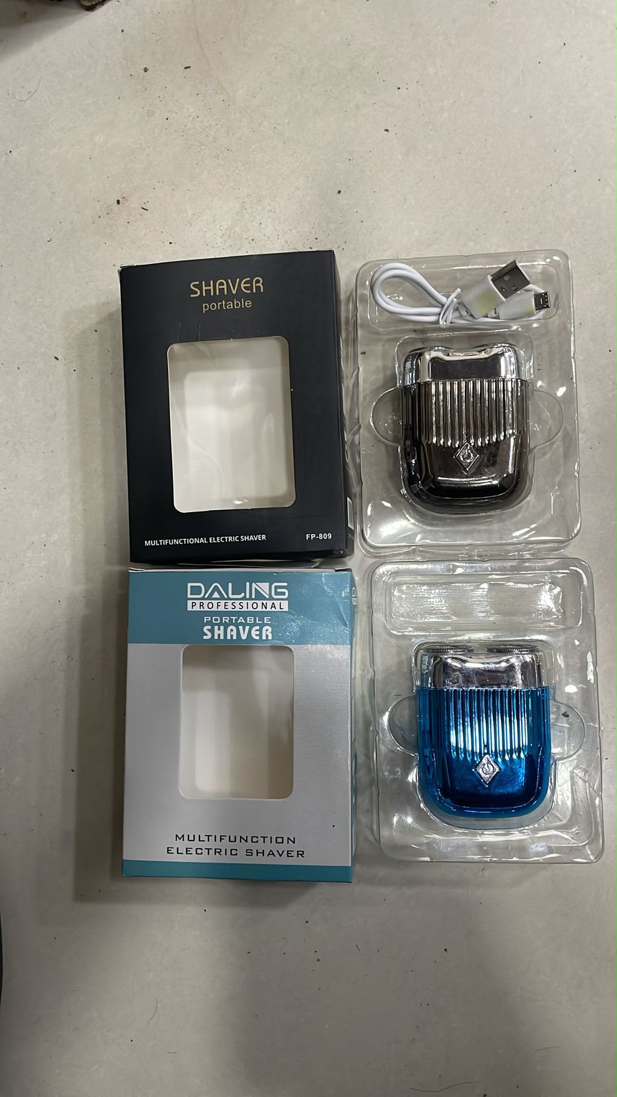 Mini Double Head Shaver - Waterproof, Type-C Rechargeable