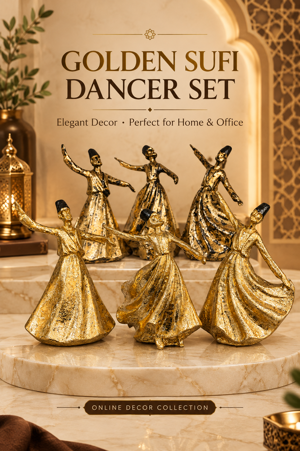 Sufi set antique decoration