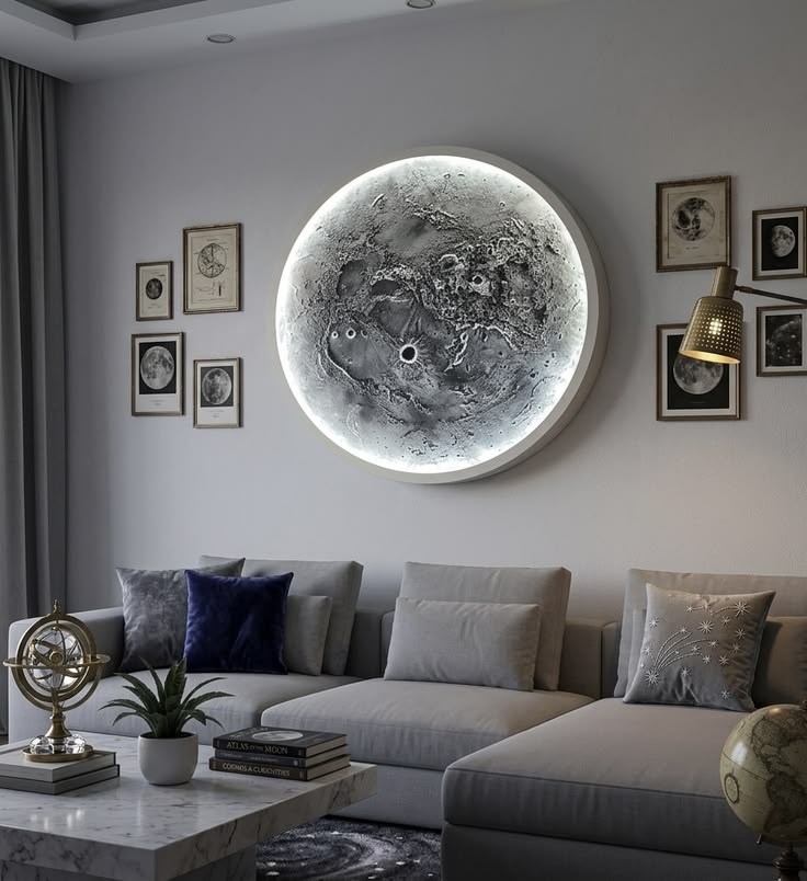Wall moon