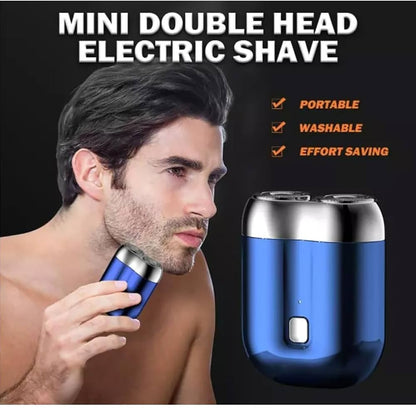 Mini Double Head Shaver - Waterproof, Type-C Rechargeable