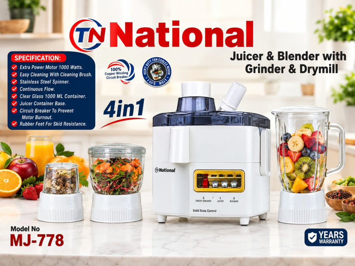 National 4 in 1 juicer machine